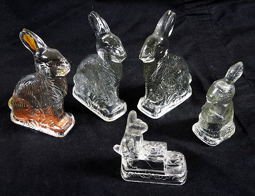 RABBIT CANDY CONTAINERSFive