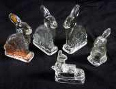 RABBIT CANDY CONTAINERSFive ra