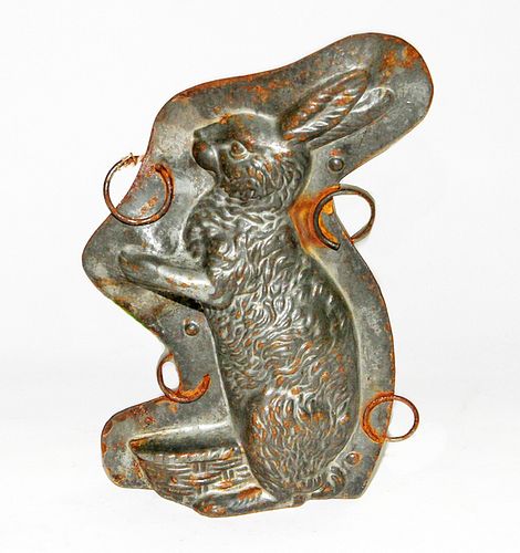 RABBIT CHOCOLATE MOLDAn early 12"