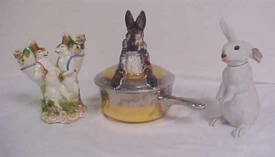 Rabbit figures including: