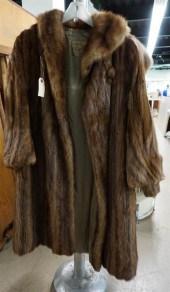 RABBIT FUR COAT AND A MINK FUR