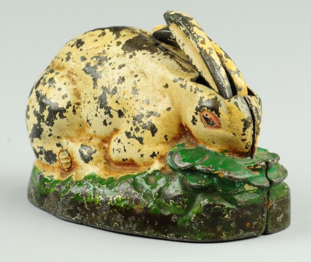 RABBIT IN CABBAGE BANK Kilgore Mfg.