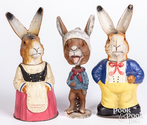 RABBIT NODDER AND CANDY