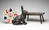 RABBIT, STOOL AND PLATE. Secon