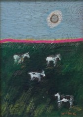 RABUER(?), HORSES IN PASTURE,