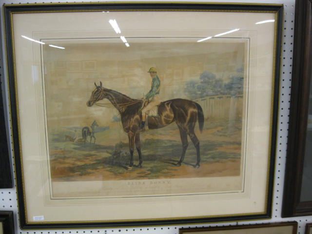 Race Horse Engraving ''Blink