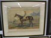 Race Horse Engraving ''Blink B