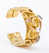 RACHEL GERA GILT SILVER ROCK C