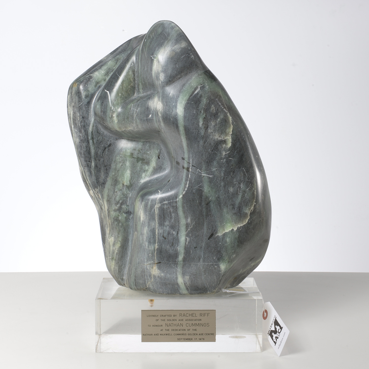 RACHEL RIFF, SOAPSTONE SCULPTURE