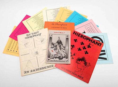 RACHERBAUMER, JON. LOT OF 23