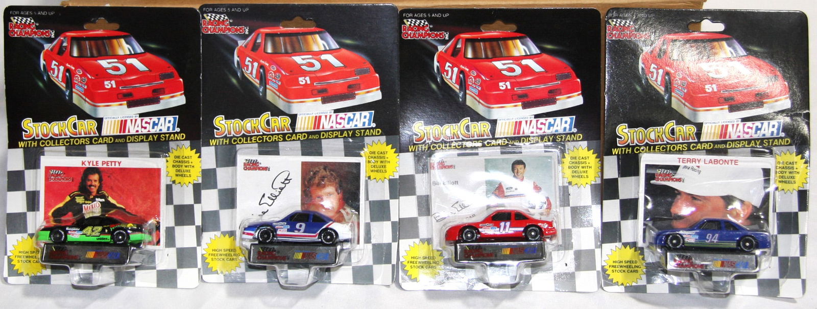 RACING CHAMPIONS DIE-CAST CARSThree