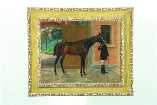 RACING HORSE SIGNED ''RUBI