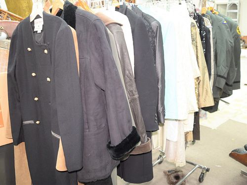 RACK OF CLOTHING TO INCLUDE