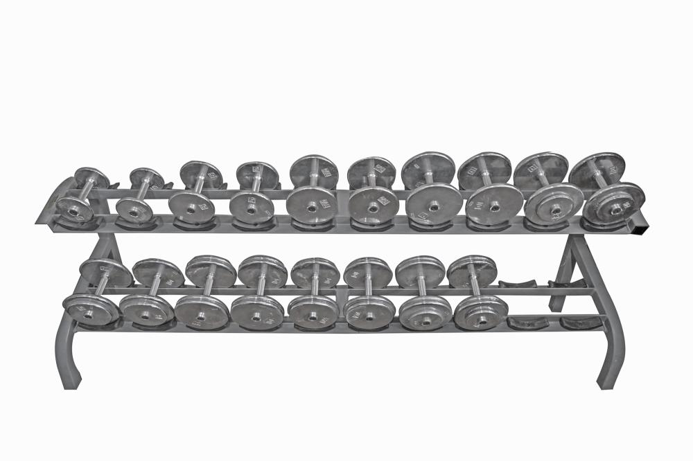 RACK OF FREE WEIGHTSmissing
