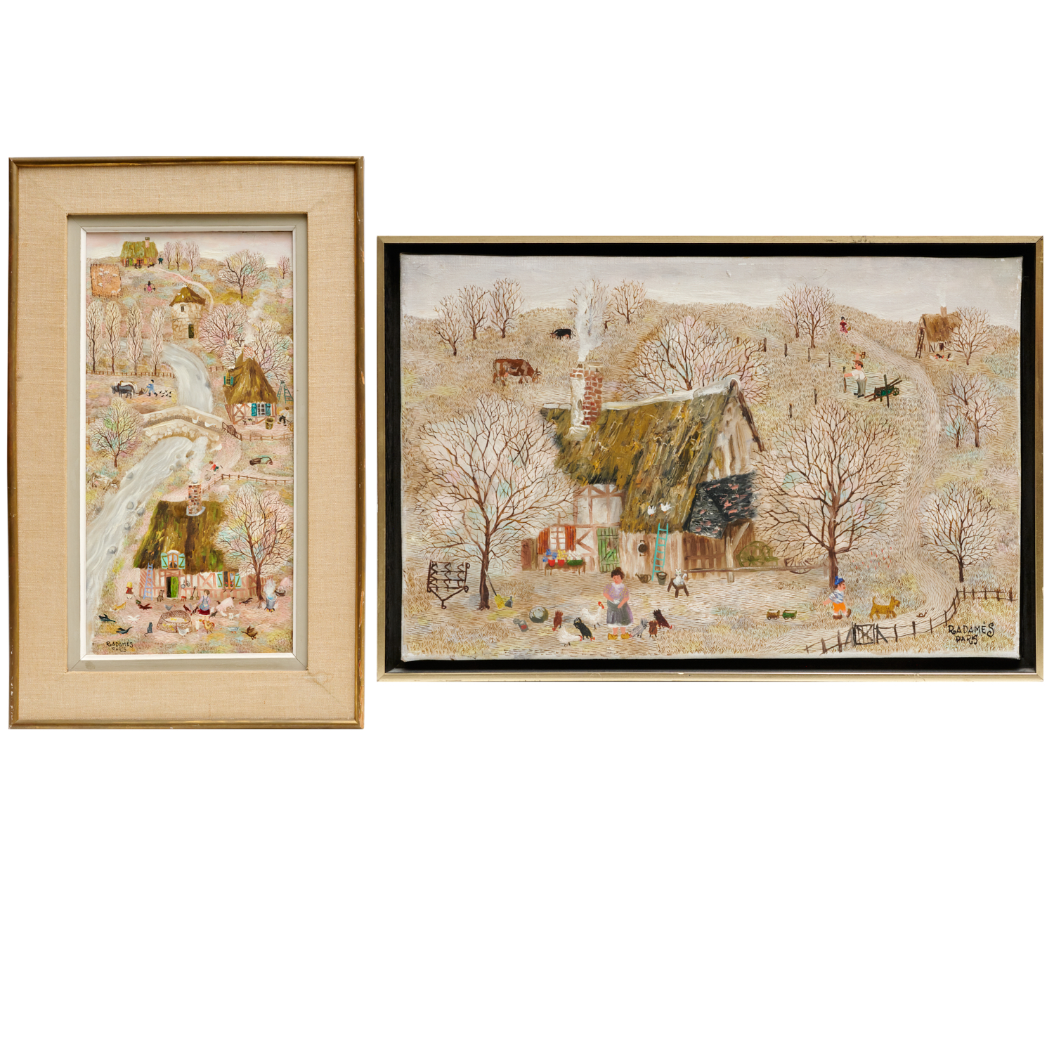 RADAMES, (2) PAINTINGS Radames