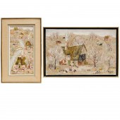 RADAMES, (2) PAINTINGS Radames