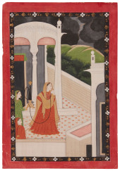 RADHA WATCHING THE APPROACHING