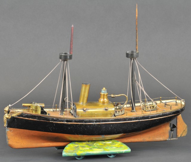 RADIGUET LIVE STEAM GUNBOAT