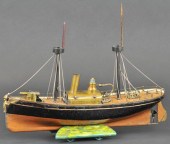 RADIGUET LIVE STEAM GUNBOAT Fr