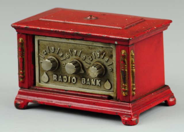 RADIO STILL BANK Kenton cast iron