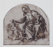 Raffaello ink and wash Virgin