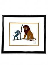 RAFIKI AND SIMBA LION KING DIS