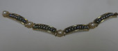 RAFKA NY 14KT GOLD PEARL BRACE