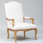 RÃ©GENCE GILTWOOD FAUTEUIL Ã L