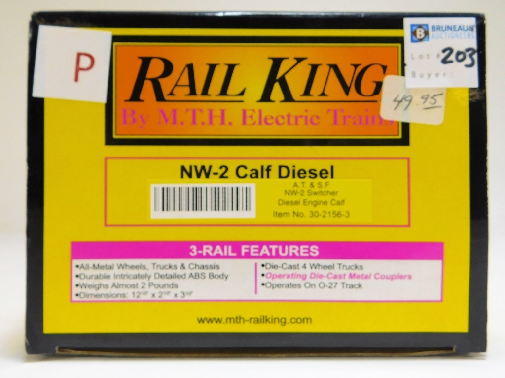 RAIL KING A.T. & S.F. NW-2 SWITCHER