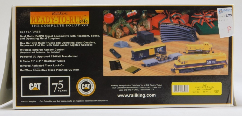 RAIL KING CAT F40PH RTR