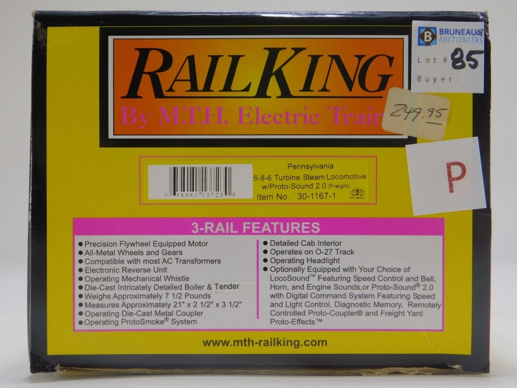 RAIL KING PENNSYLVANIA TURBINE