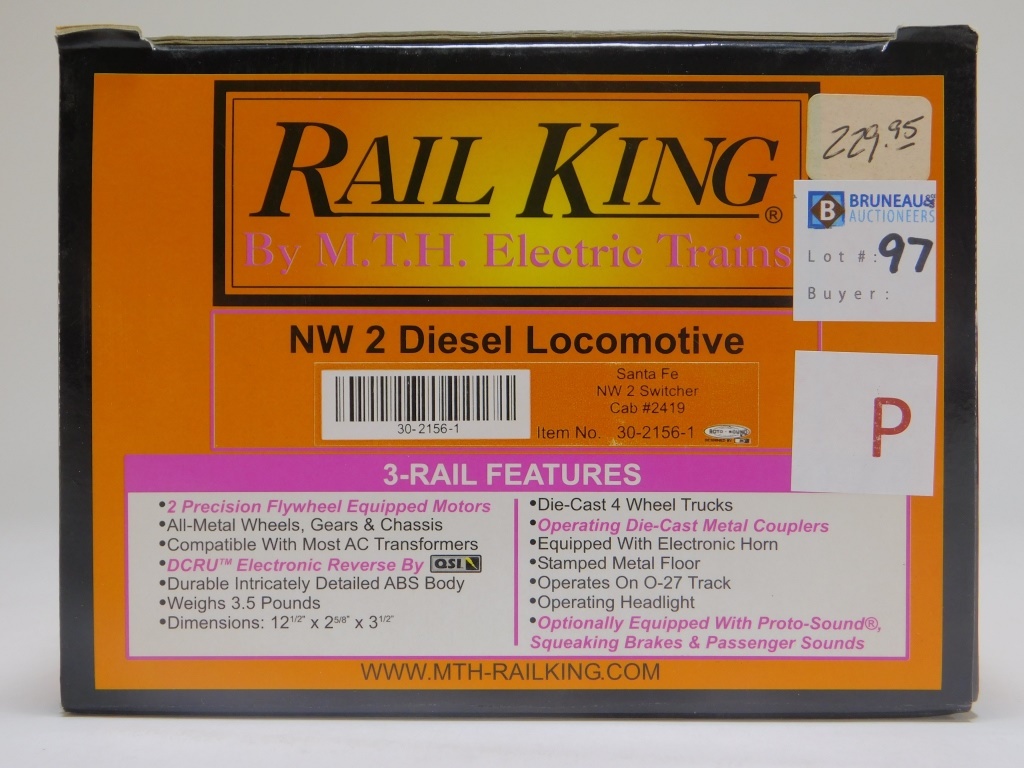 RAIL KING SANTA FE NW 2 SWITCHER