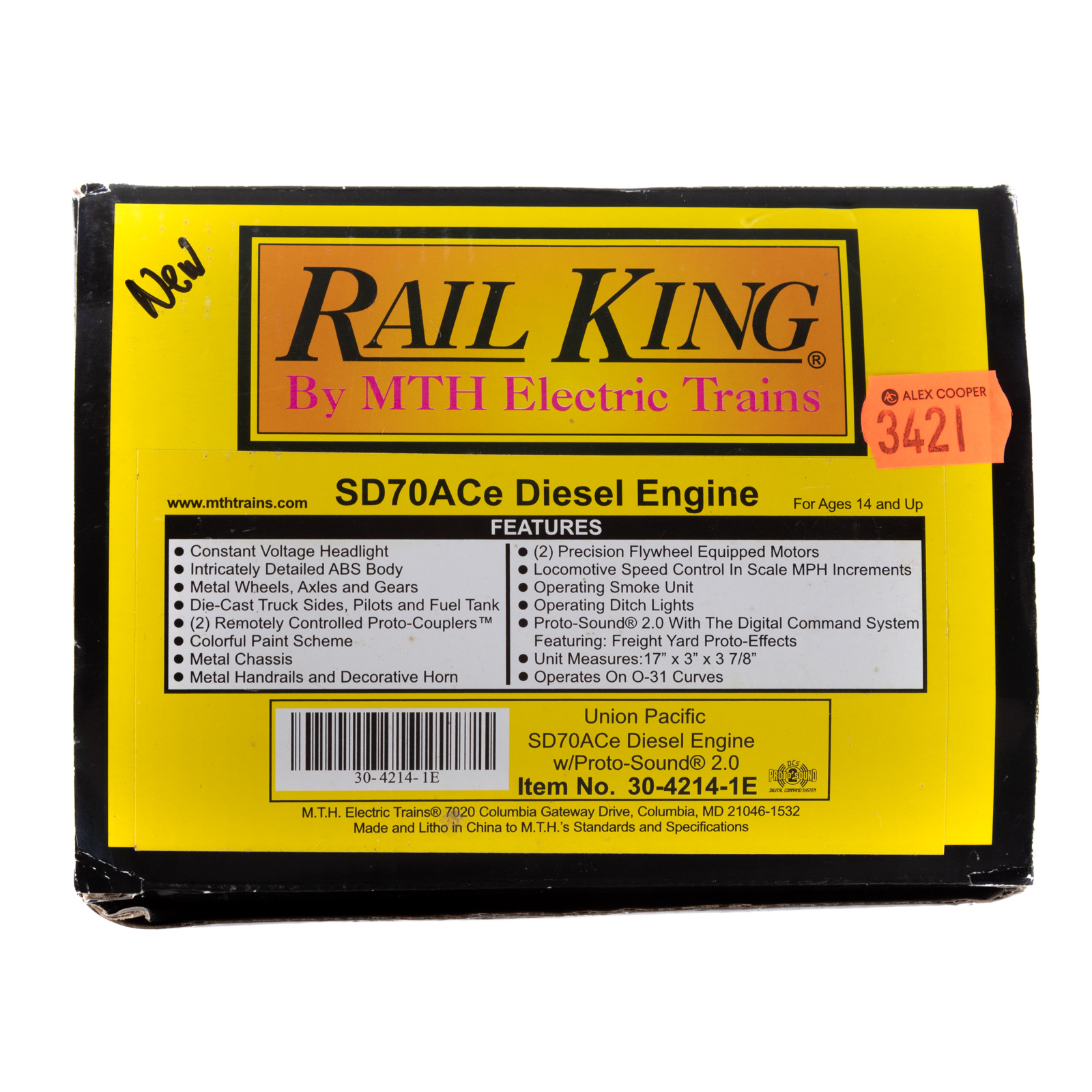 RAIL KING SD 70ACE DIESEL ENGINE