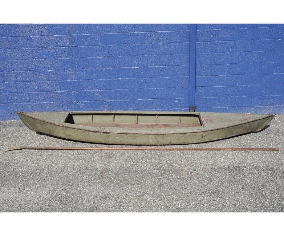 Railbird Skiff rowing and poling