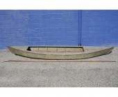 Railbird Skiff rowing and poli