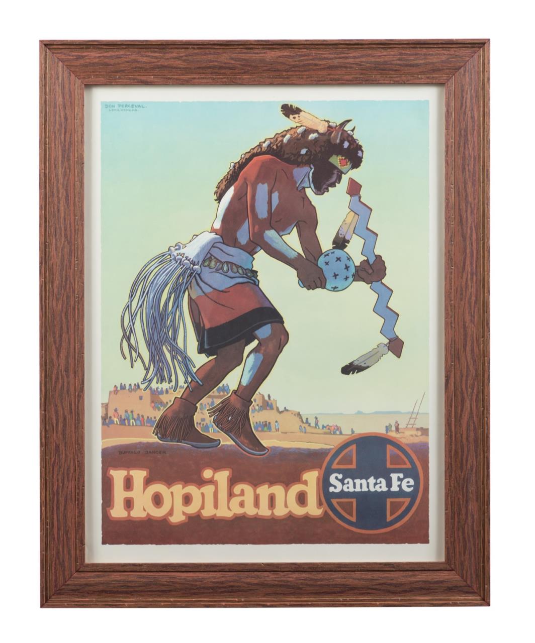 RAILROAD POSTER, "HOPILAND",