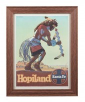 RAILROAD POSTER, "HOPILAND", F