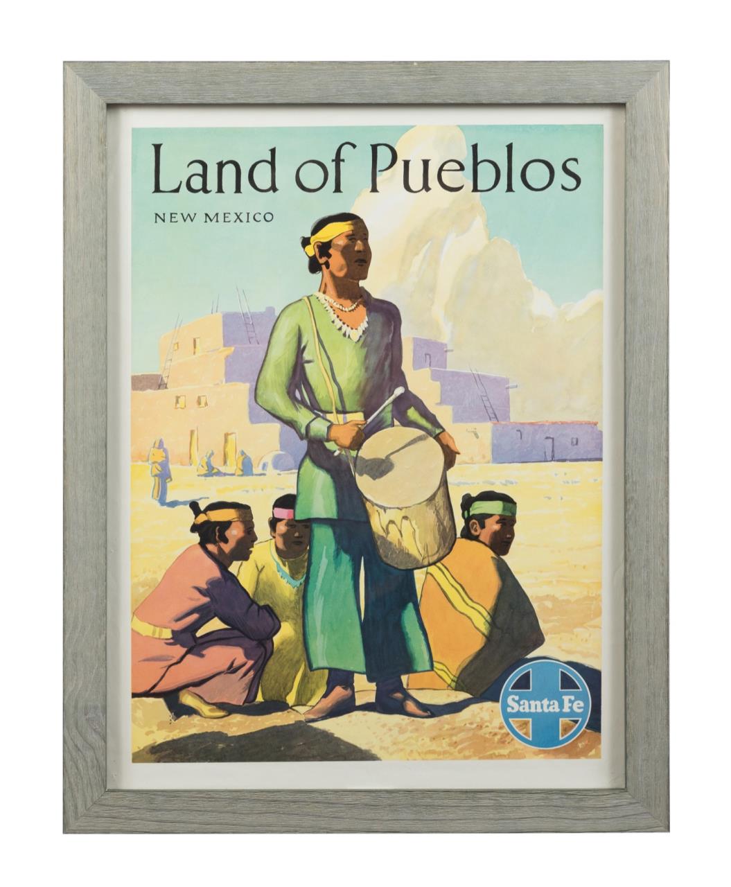 RAILROAD POSTER, "LAND OF THE