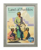 RAILROAD POSTER, "LAND OF THE