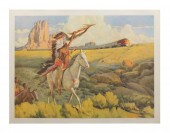 RAILROAD POSTER, "MEETING OF T