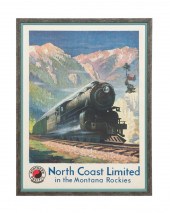 RAILROAD POSTER, "NORTH COAST