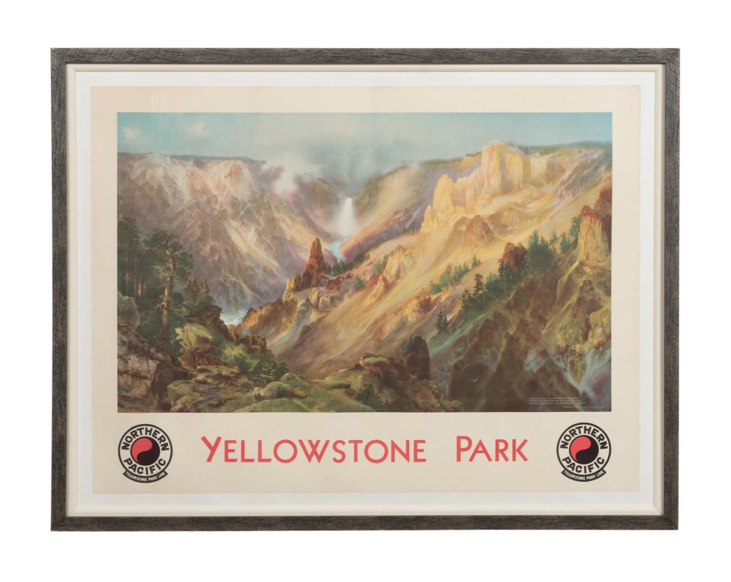 RAILROAD POSTER. ?YELLOWSTONE PARK?