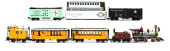 RAILROAD: SET OF SEVEN G SCALE
