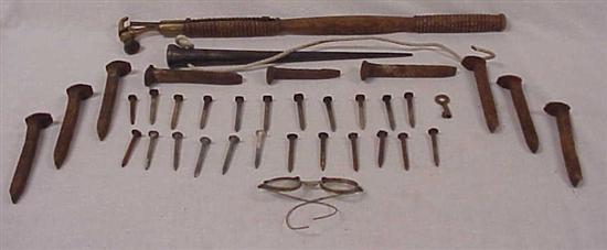Railroad spikes and nails  a 15