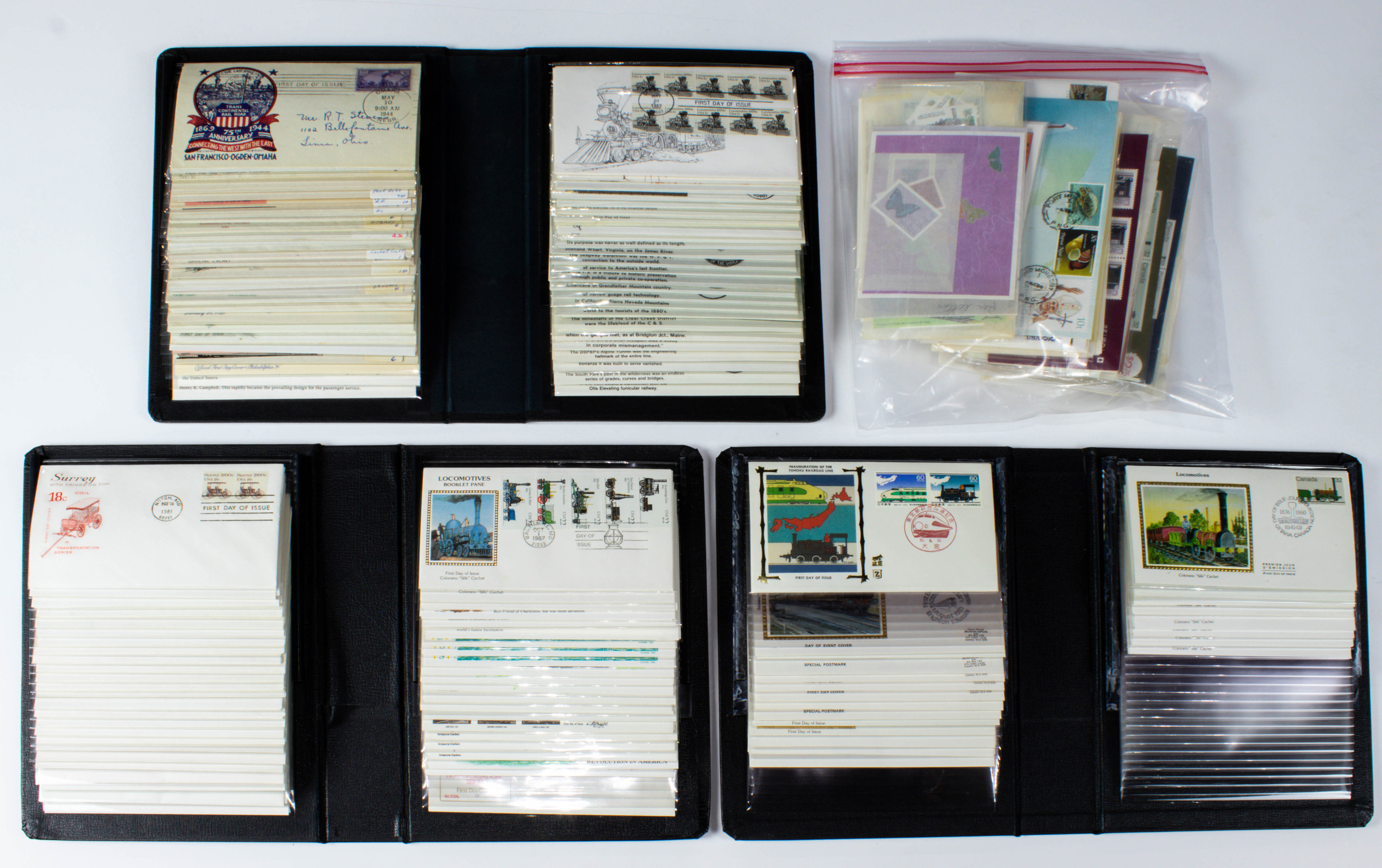RAILROAD STAMP COLLECTION