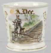 Railroad Surveyor Shaving Mug.