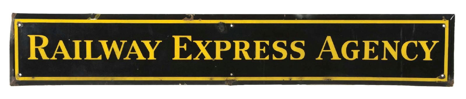 RAILWAY EXPRESS AGENCY PORCELAIN