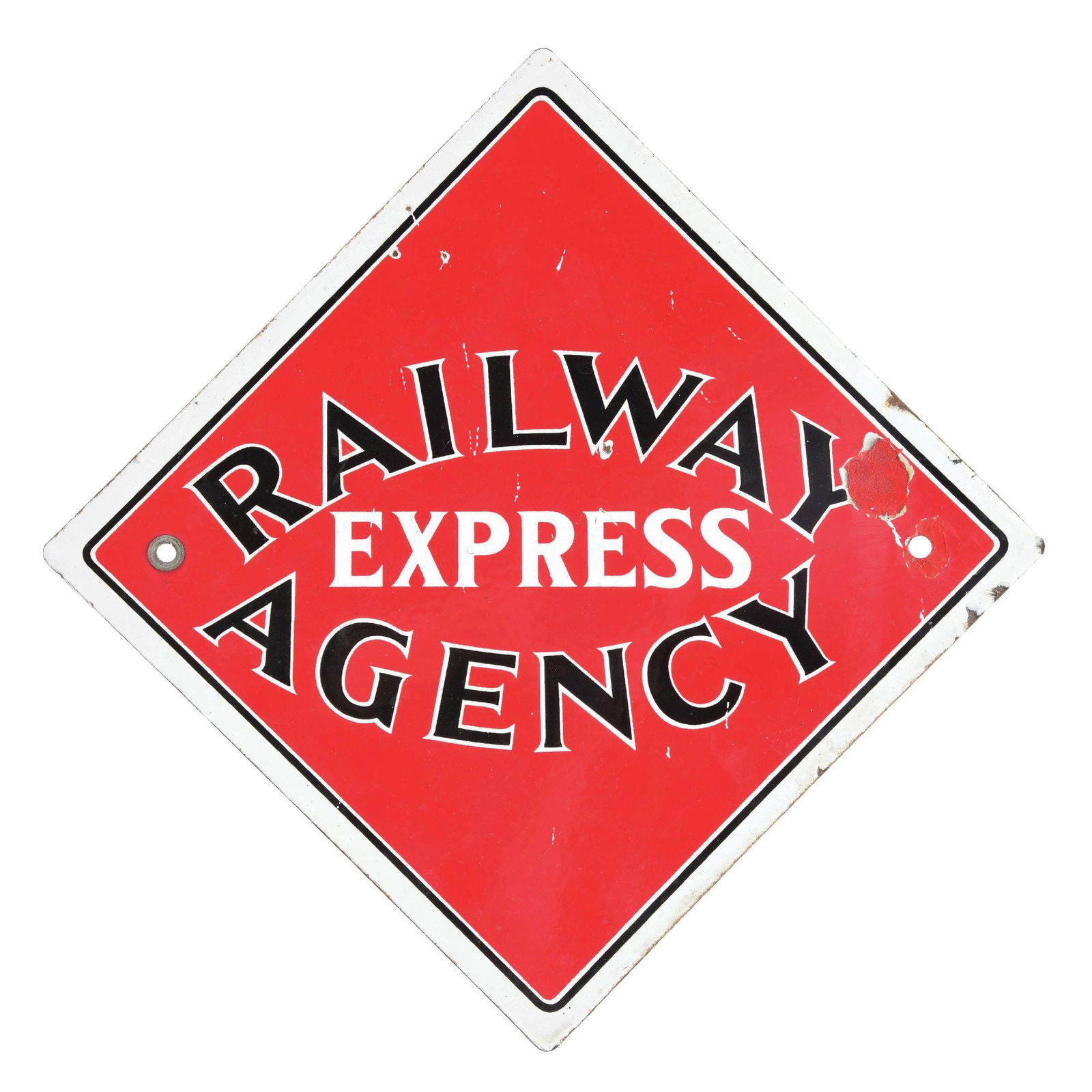 RAILWAY EXPRESS AGENCY PORCELAIN