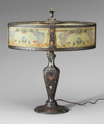 Rainaud lamp, oval shade with