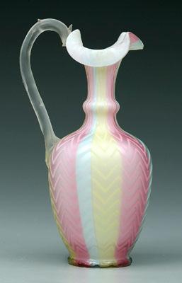 Rainbow mother-of-pearl ewer, satin